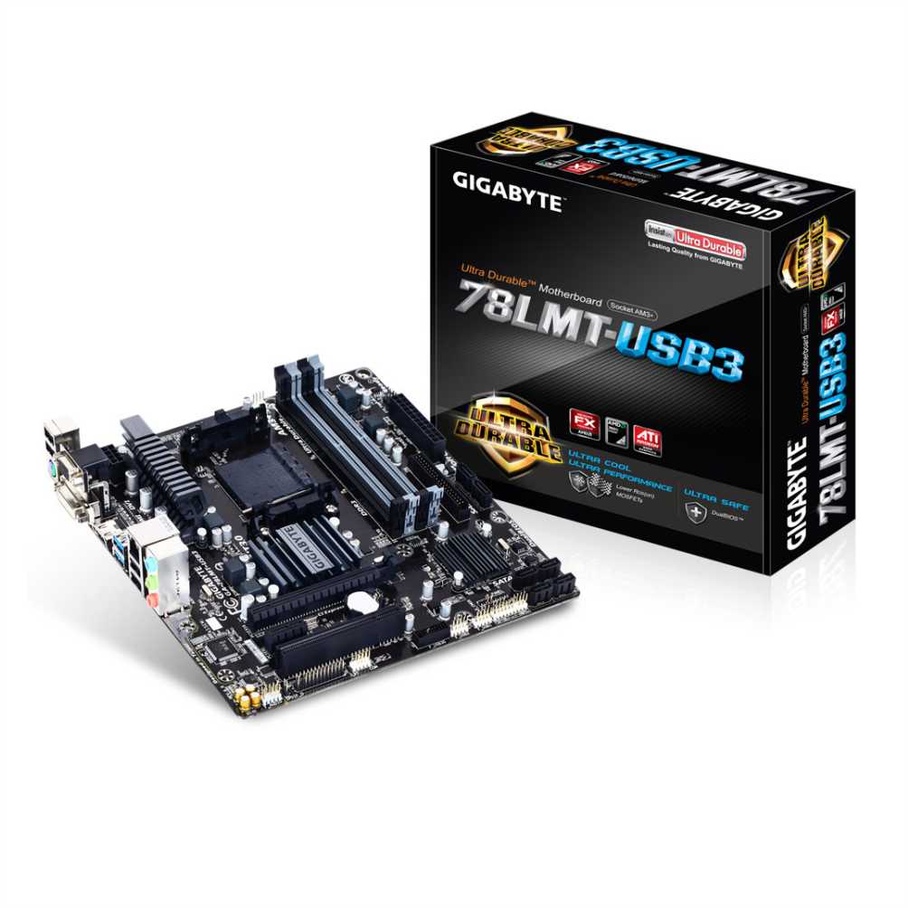 GIGABYTE GA-78LMT-USB3 AM3+ DDR3 Micro ATX motherboard VGA USB 3.0