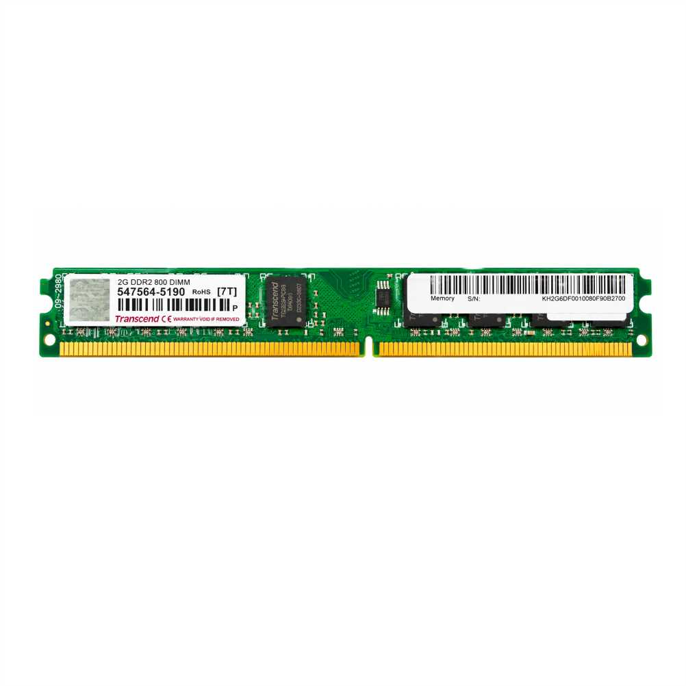 Transcend JM800QLU-2G DDR2 2GB 800MHz μνήμη desktop