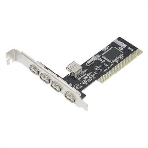 VIA VT6212L USB 2.0 PCI Card 4+1 Ports