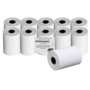Θερμική χαρτοταινία ταμειακής 57x50mm 25m 48g/m²