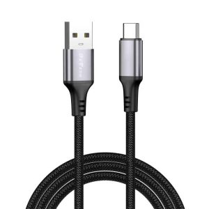DeTech DE-C68UC καλώδιο Type-C 2.4A 1m μαύρο
