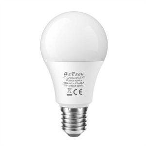DeTech λάμπα LED E27 8.8W 6500K 806lm A60