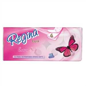 Regina Lux Extra Soft χαρτί υγείας 4φυλλο 10 ρολά